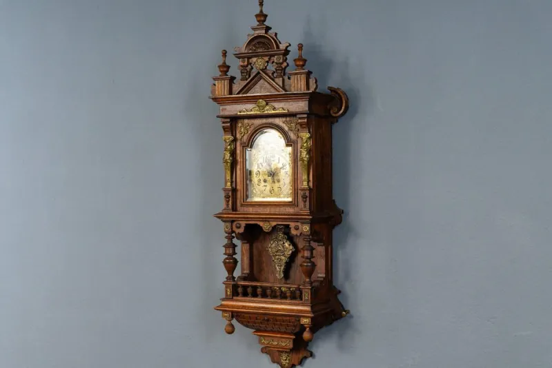 Pamono Wall Clock by Gustav Becker> Clocks