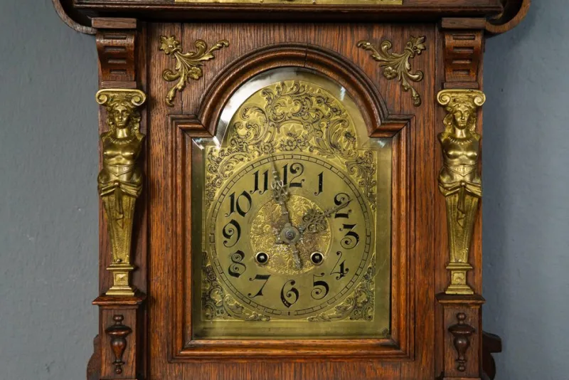 Pamono Wall Clock by Gustav Becker> Clocks