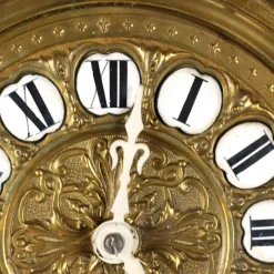 Discount Pamono Wall Clock in Golden Bronze