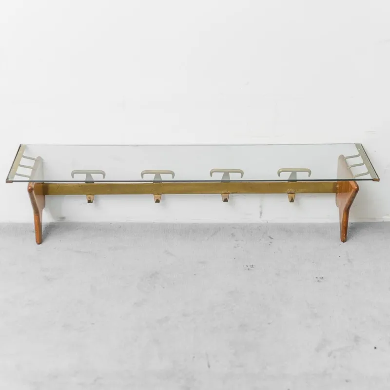 Pamono Wall Coat Rack in the style of Paolo Buffa, 1950s> Racks, Hooks & Valets