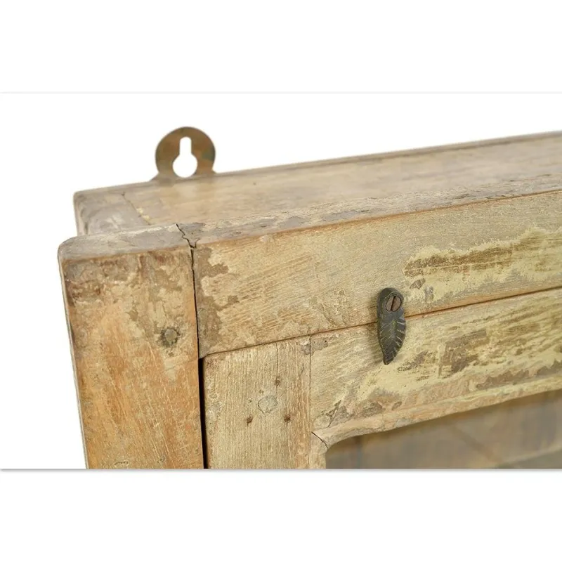 Pamono Wall Display Case in Patinated Wood> Shelves & Wall Units