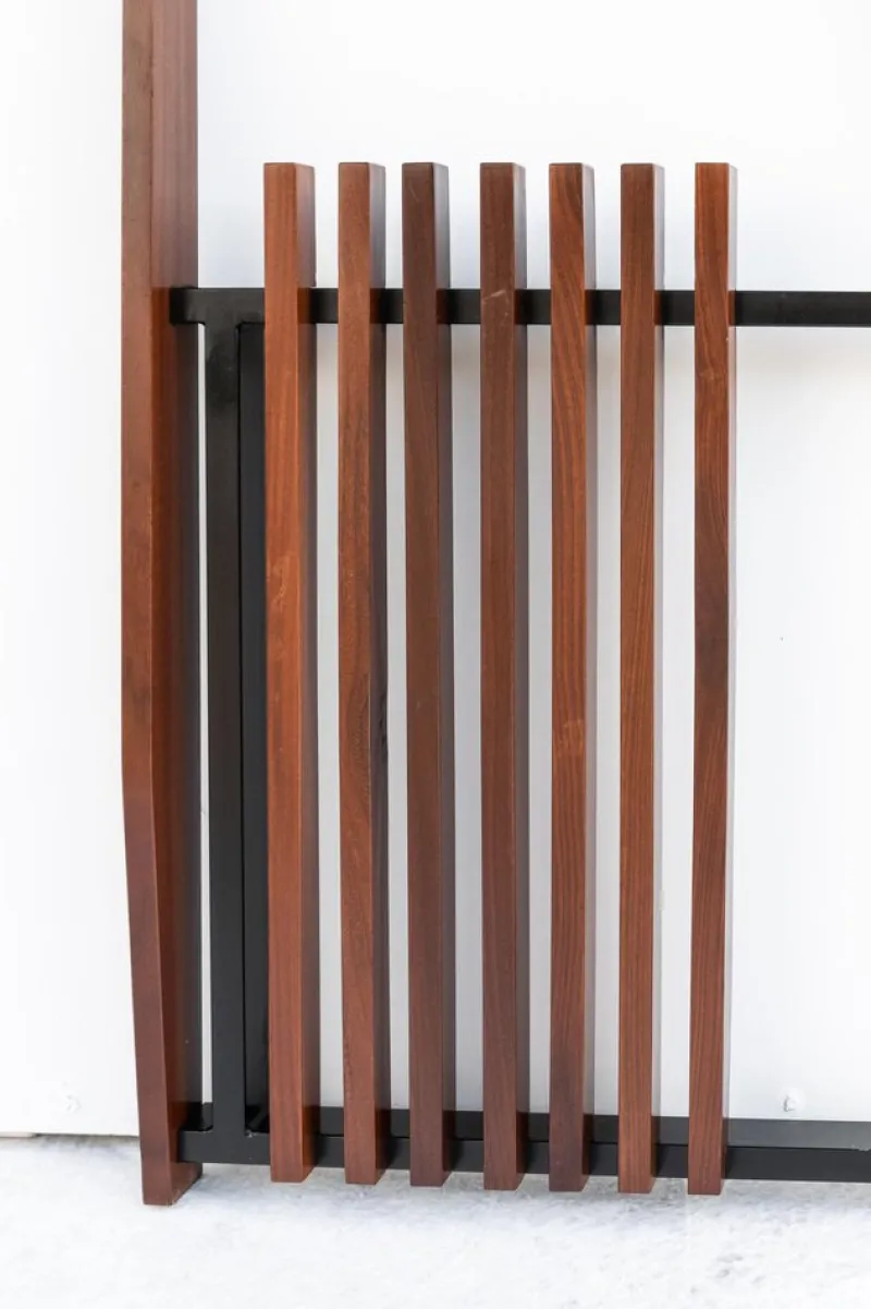 Discount Pamono Wall Hanger with Teak Mirror, 1960s