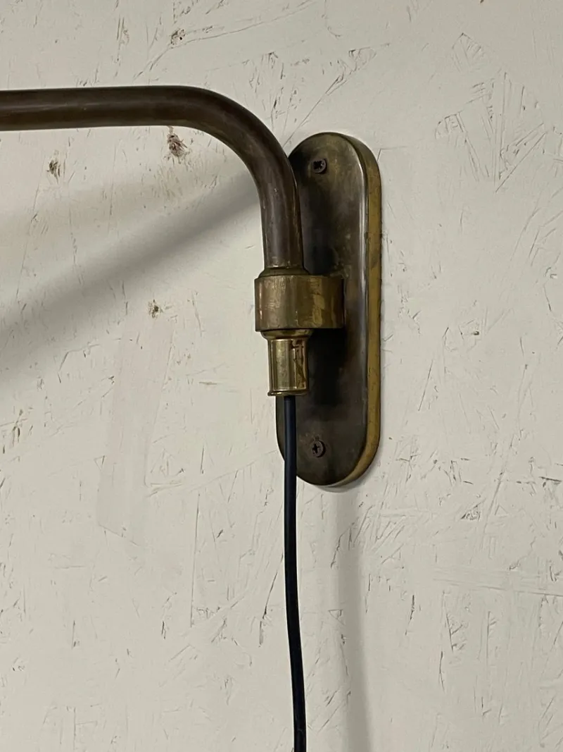 Discount Pamono Wall Lamp with Extendable Arm, 1940s-1950s