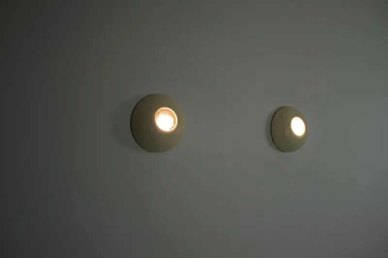 Outlet Pamono Wall Lamps attributed to Vico Magistretti for Oluce, Italy, 1970s, Set of 2