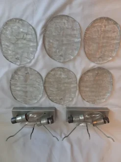 Pamono Wall Lamps by J.T Kalmar for Kalmar, 1960s, Set of 2><noscript><img width=