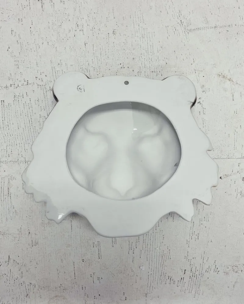 Pamono Wall Mask Tiger in Ceramic from Ceramiche Boxer> Wall Decor