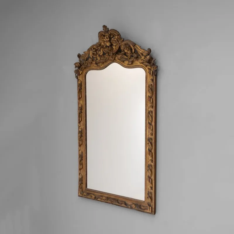 Outlet Pamono Wall Pier Mirror, 1870s