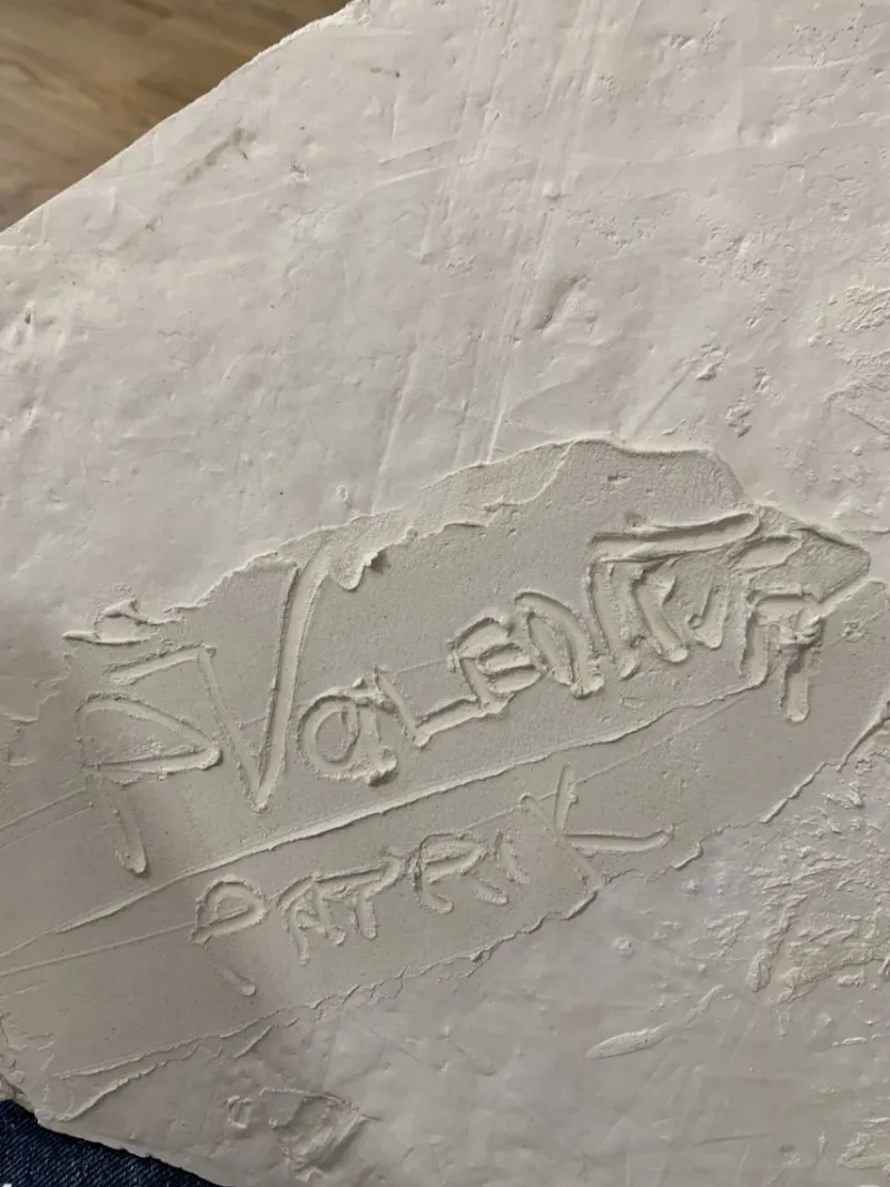 New Pamono Wall Sculpture by Philippe Valentin, 2020