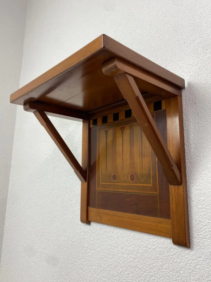 Pamono Wall Shelf attributed to Koloman Moser for Wiener Werkstätte, 1890s> Shelves & Wall Units