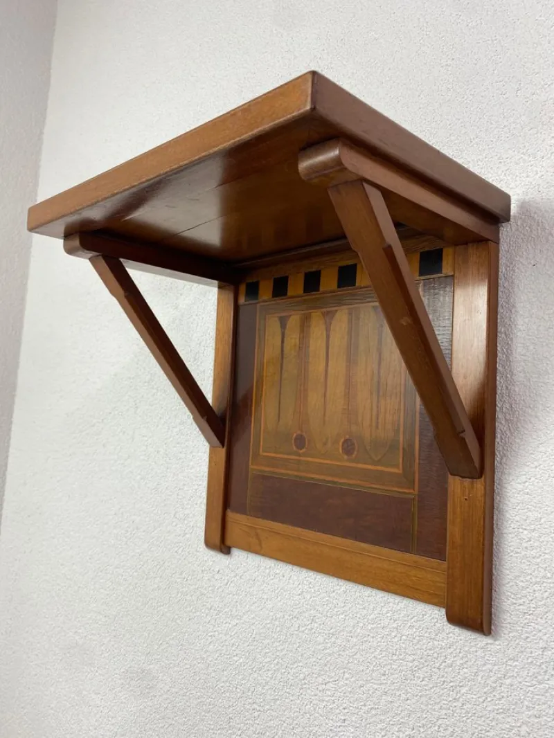 Pamono Wall Shelf attributed to Koloman Moser for Wiener Werkstätte, 1890s> Shelves & Wall Units