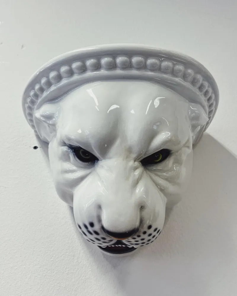 Online Pamono Wall Shelf Panther in White by Ceramiche Boxer