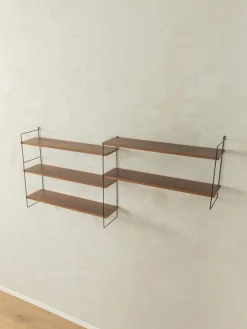 Discount Pamono Wall Shelf with Metal Ladders, 1960s