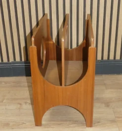 New Pamono Walnut & Plywood Newspaper Rack, 1960s