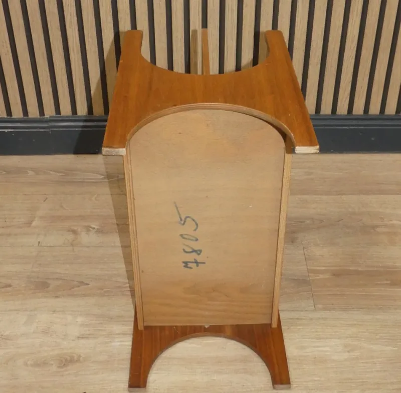 New Pamono Walnut & Plywood Newspaper Rack, 1960s