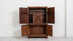 New Pamono Walnut Bar Cabinet by Muebles Casas, 1966