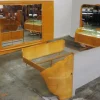 Hot Pamono Walnut Burl Bedroom Set by Osvaldo Borsani, 1950s, Set of 3