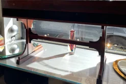 Discount Pamono Walnut Center Desk with Drawers, 1960s