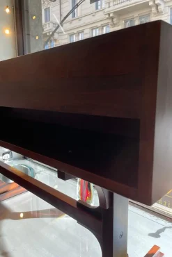 Discount Pamono Walnut Center Desk with Drawers, 1960s