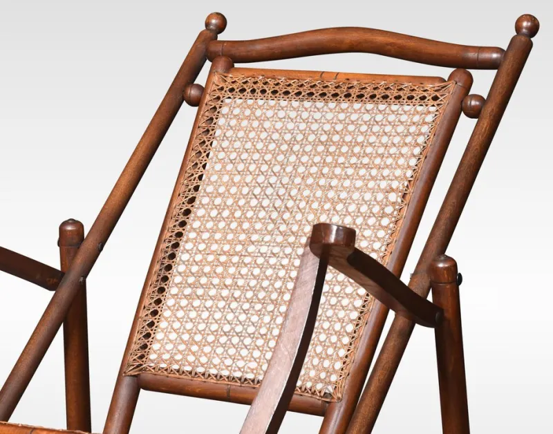 Pamono Walnut Framed Folding Steamer Deck Chair, 1890s> Garden Seating