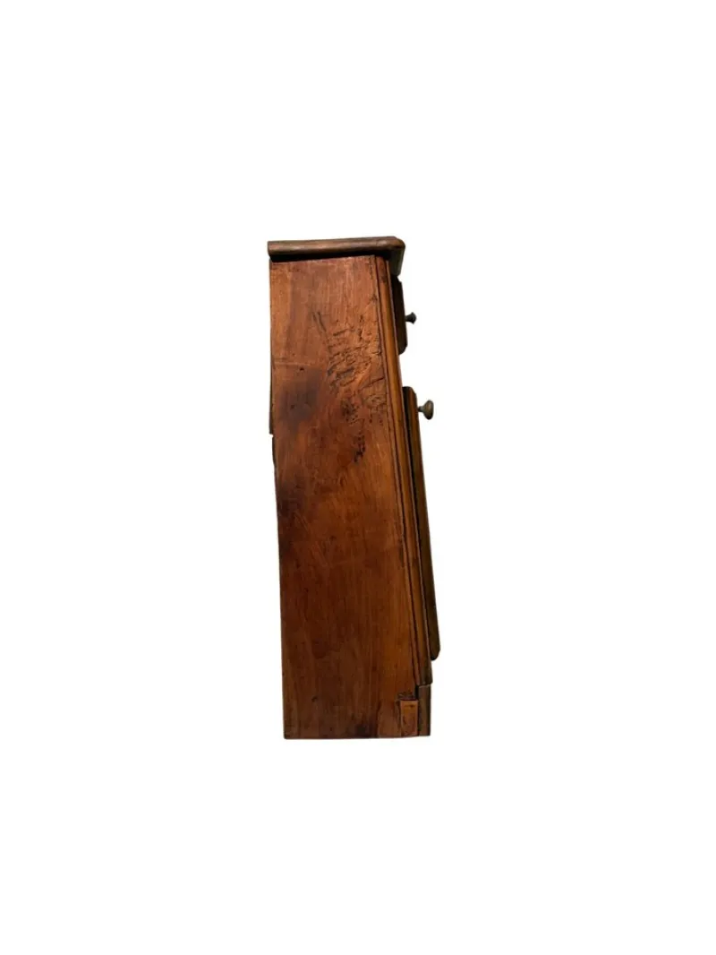 Clearance Pamono Walnut Kneeler Cabinet, 1800s