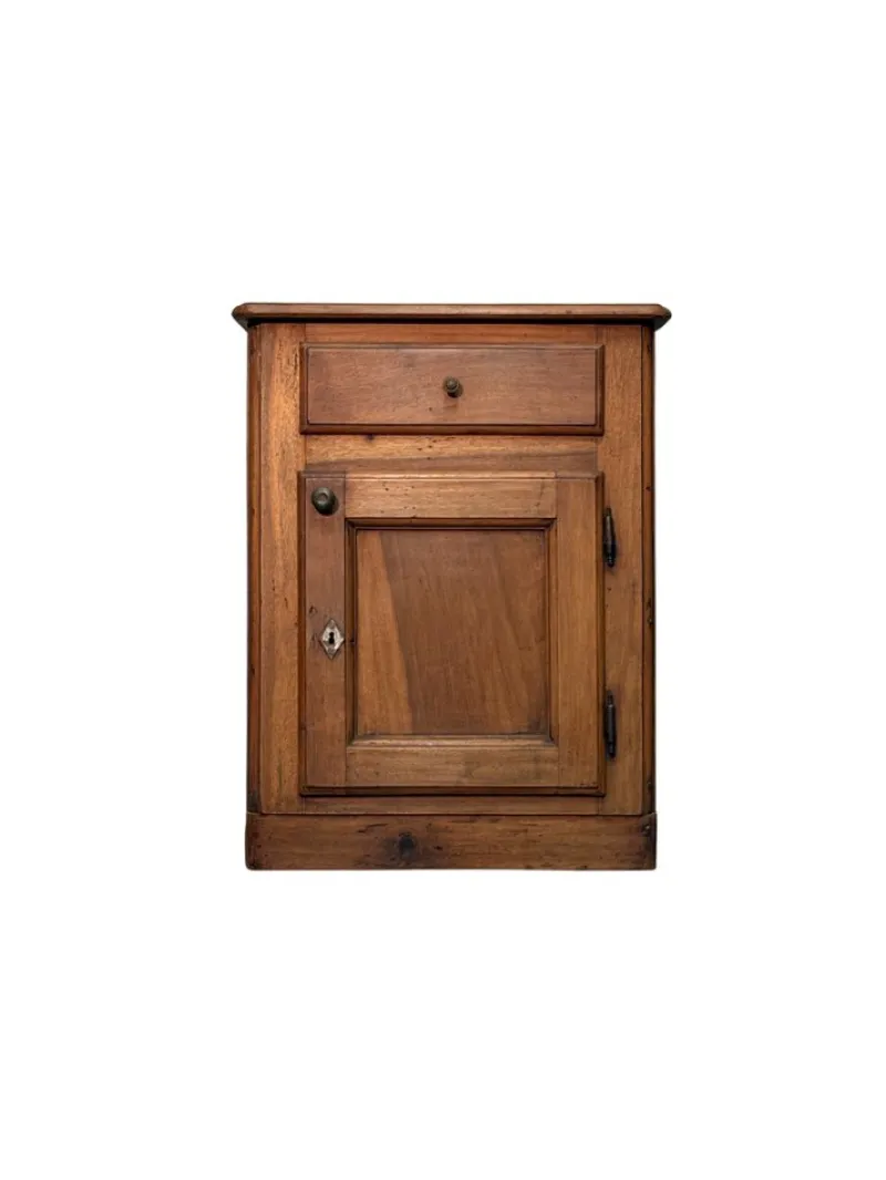 Clearance Pamono Walnut Kneeler Cabinet, 1800s