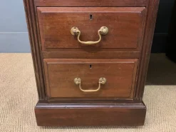 Pamono Walnut Partners Pedestal Desk by Maple & Co., 1900> Desks