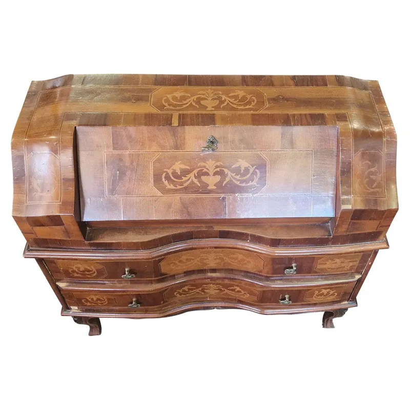 Pamono Walnut Secretaire, Italy, 1980s> Secretaires