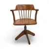 Pamono Walnut Swivel Chair, 1980s> Office Chairs