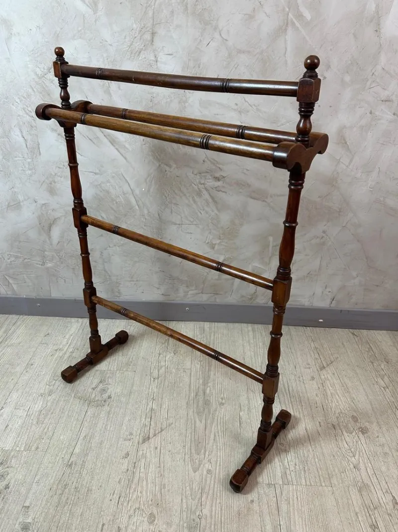 Sale Pamono Walnut Towel Rack, 1900s