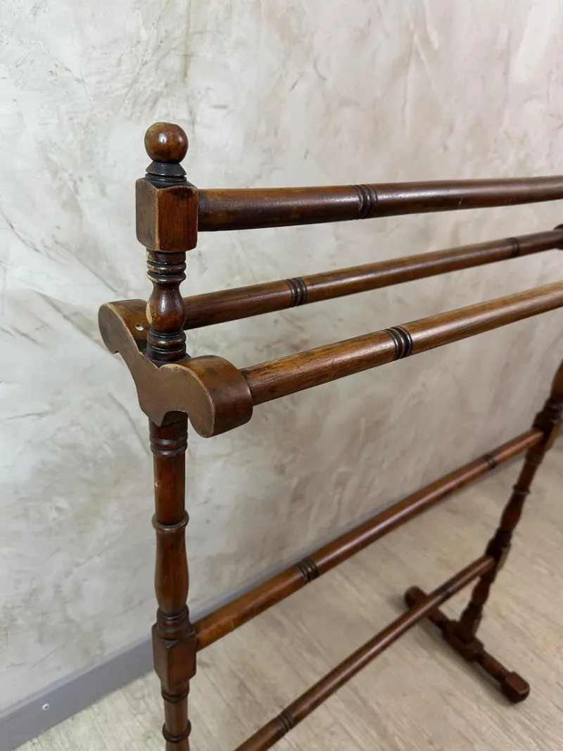 Sale Pamono Walnut Towel Rack, 1900s