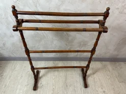 Sale Pamono Walnut Towel Rack, 1900s