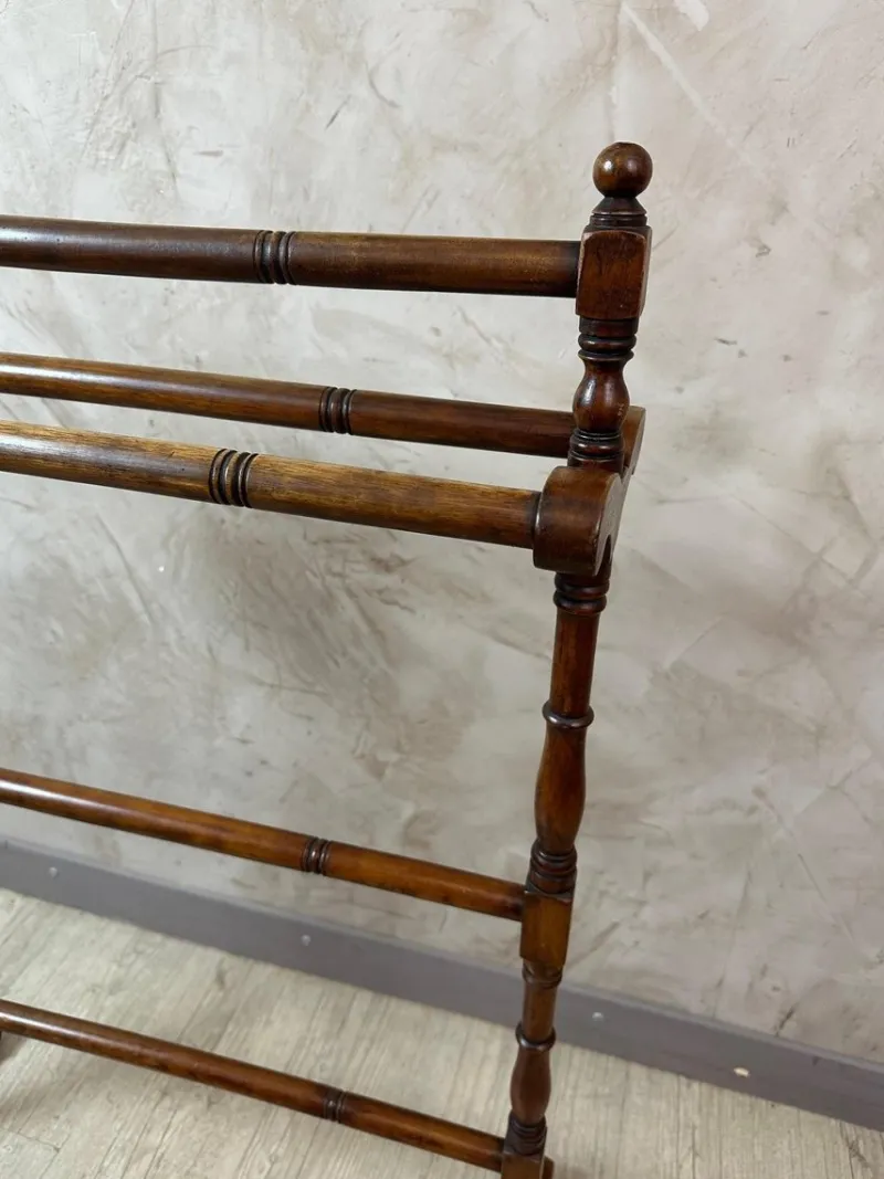 Sale Pamono Walnut Towel Rack, 1900s
