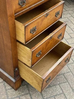 Pamono Walnut Wellington Chest with Secretary><noscript><img width=