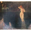 Hot Pamono Walter Einbeck, Nymph, 1915, Oil on Canvas