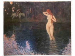 Hot Pamono Walter Einbeck, Nymph, 1915, Oil on Canvas