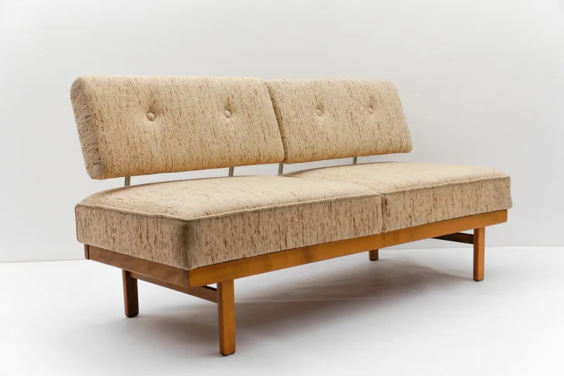 Pamono Walter Knoll for Knoll Stella Sleeper Loveseat, 1950s> Daybeds & Chaises Lounges