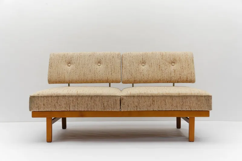 Pamono Walter Knoll for Knoll Stella Sleeper Loveseat, 1950s> Daybeds & Chaises Lounges