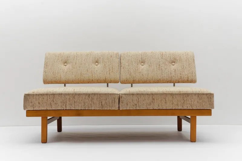 Pamono Walter Knoll for Knoll Stella Sleeper Loveseat, 1950s> Daybeds & Chaises Lounges