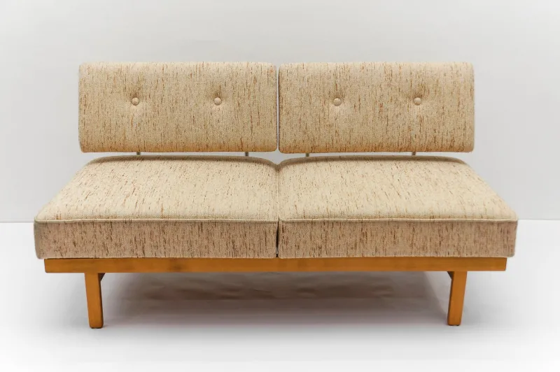 Pamono Walter Knoll for Knoll Stella Sleeper Loveseat, 1950s> Daybeds & Chaises Lounges