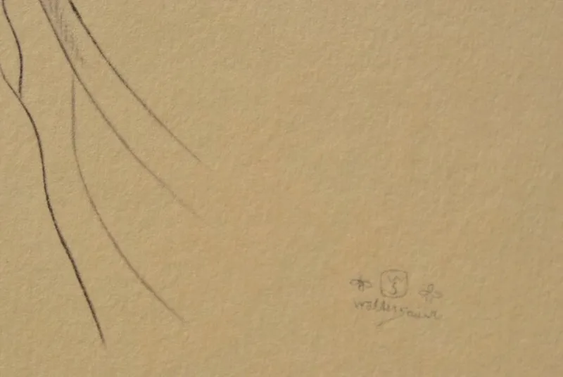 Outlet Pamono Walter Sauer, Murasaki, Signed Engraving