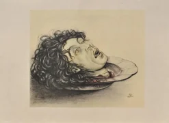 Pamono Walter Sauer, Saint John the Baptist, Signed Engraving> Prints & Multiples