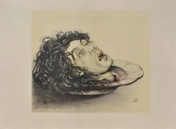 Pamono Walter Sauer, Saint John the Baptist, Signed Engraving><noscript><img width=