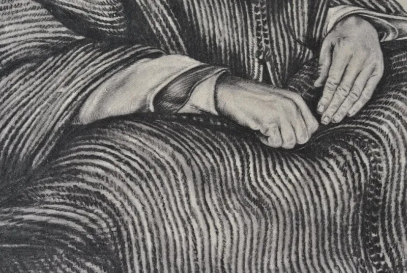 Pamono Walter Sauer, Seated Arab Man, Engraving> Prints & Multiples