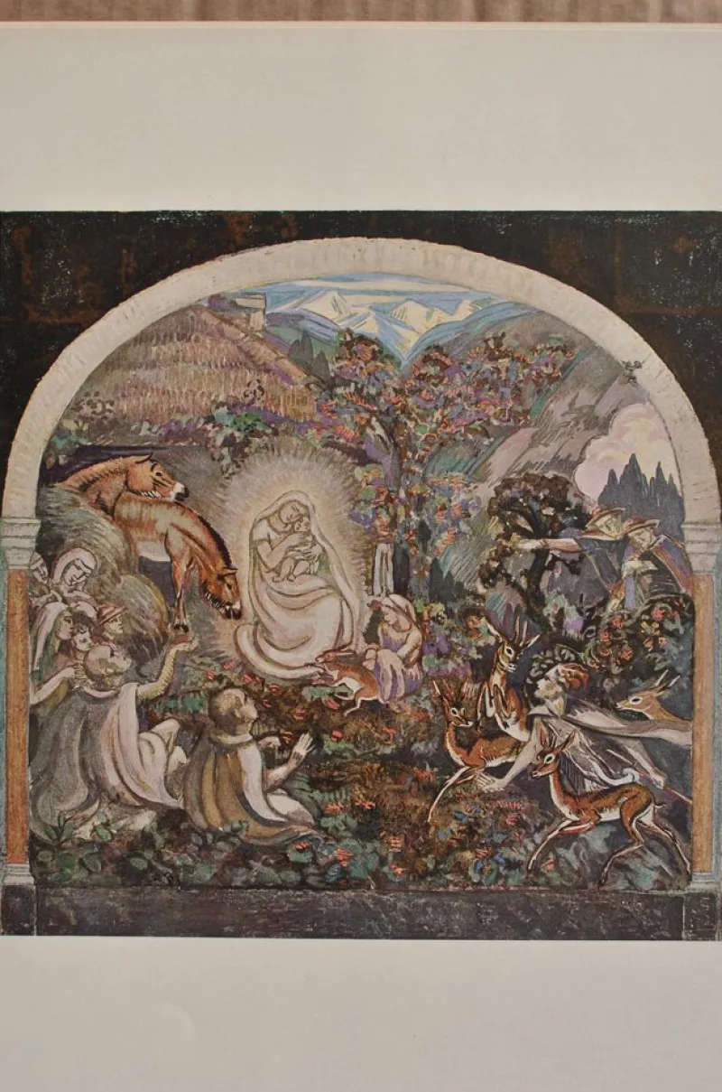 Sale Pamono Walter Sauer, The Adoration of the Shepherds, Engraving