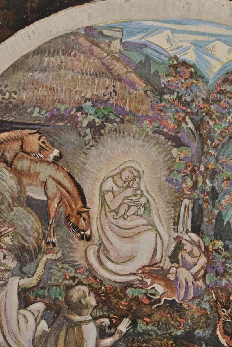 Sale Pamono Walter Sauer, The Adoration of the Shepherds, Engraving