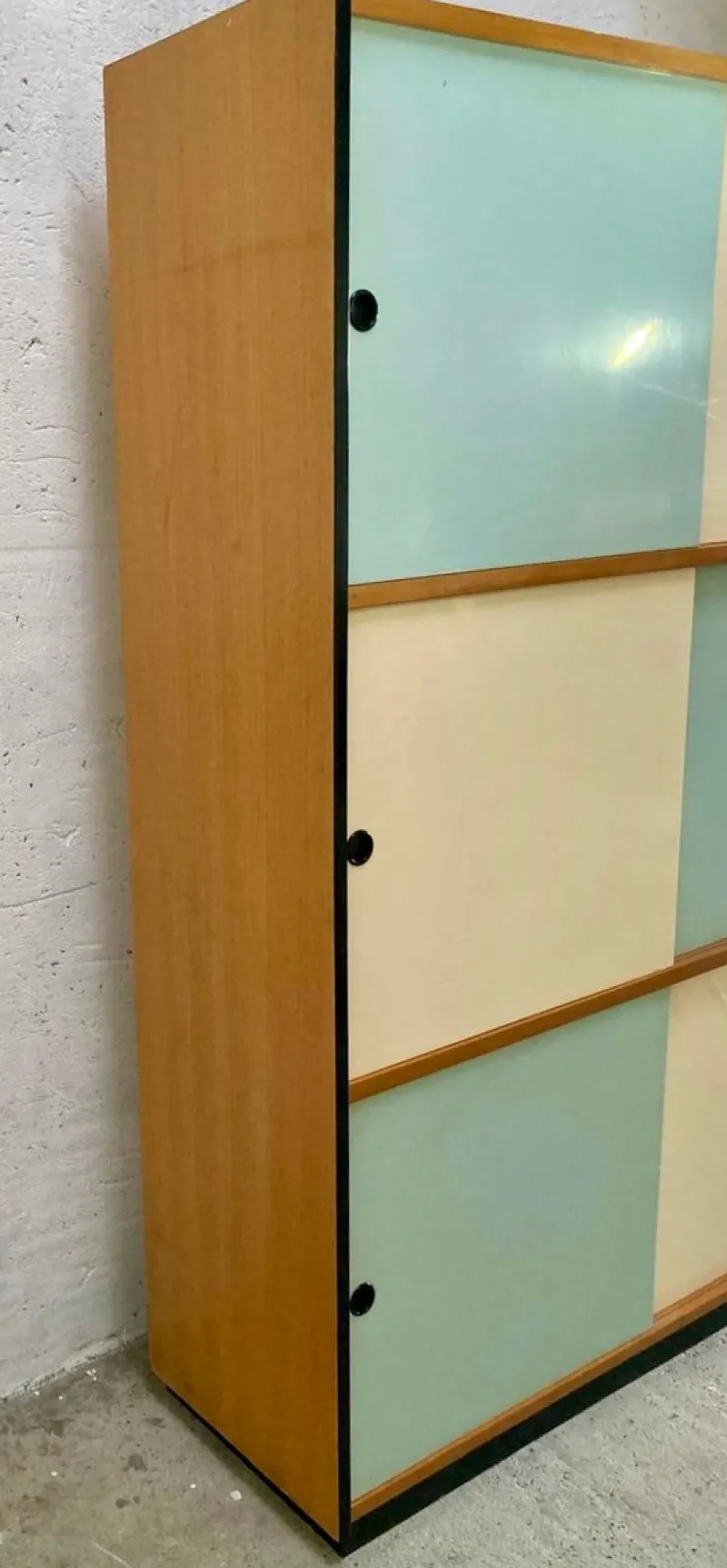 Pamono Wardrobe with Sliding Doors, 1970s> Cabinets & Wardrobes