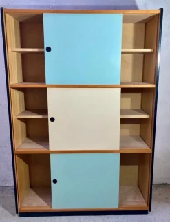 Pamono Wardrobe with Sliding Doors, 1970s><noscript><img width=