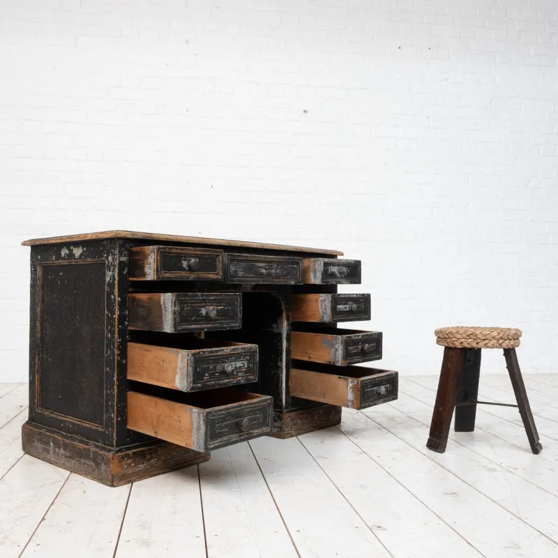 Clearance Pamono Watchmaker's Desk, Early 20th Century