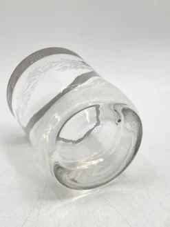 Pamono Water or Whiskey Glasses in Murano Glass with Medici Decor and Platinum Edge, Italy, Set of 5><noscript><img width=