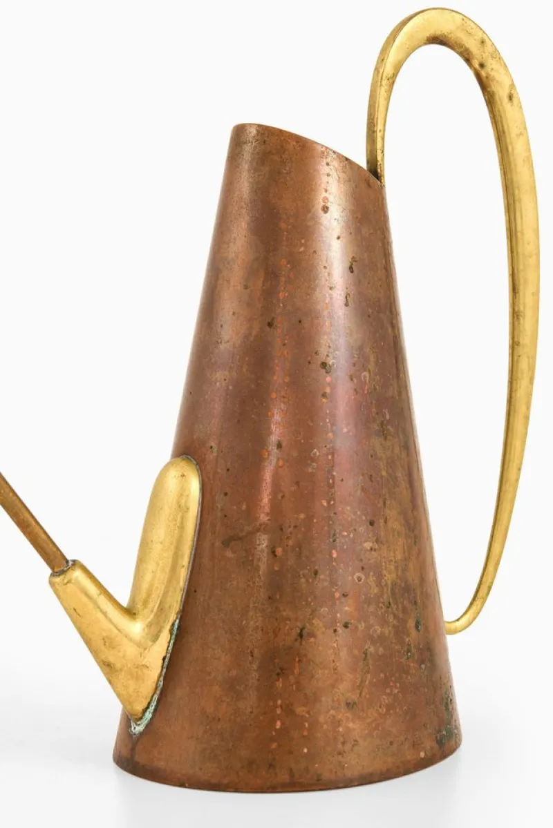 Pamono Watering Can in Brass and Copper attributed to Carl Auböck, 1950s